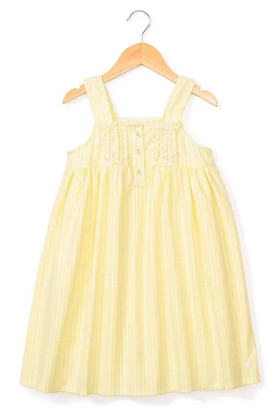 Yellow Gingham Charlotte Nightgown