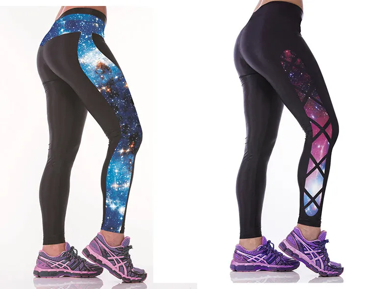 Yoga Pants Activewear - Galaxy