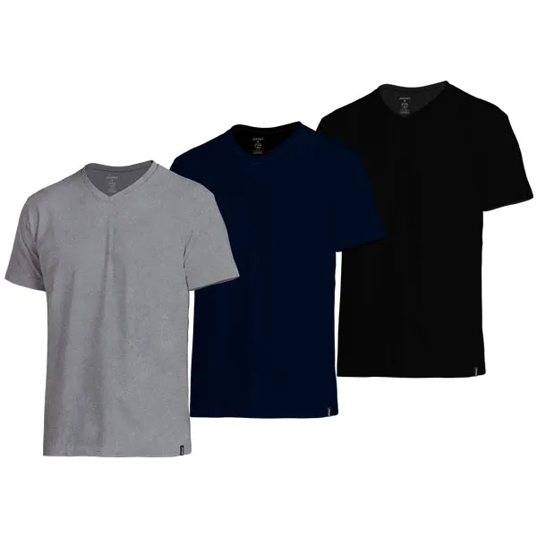 Zone 100% Cotton V-Neck T-Shirt (Tri-Pack)